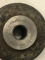 Cast Iron Spring Load Cutter Wheel