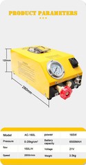 AC-160L Portable small electric pressure testing pump Pipeline Pressure Tester