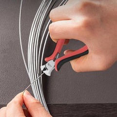 5-Pack End Cutting Pliers 4 Inch, Spring Loaded End Cutters for Jewelry Making,