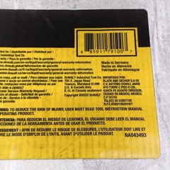 DEWALT DCE202100 1&rdquo; Inch Standard IPS Press Jaw For Use With DCE200 Brand NEW
