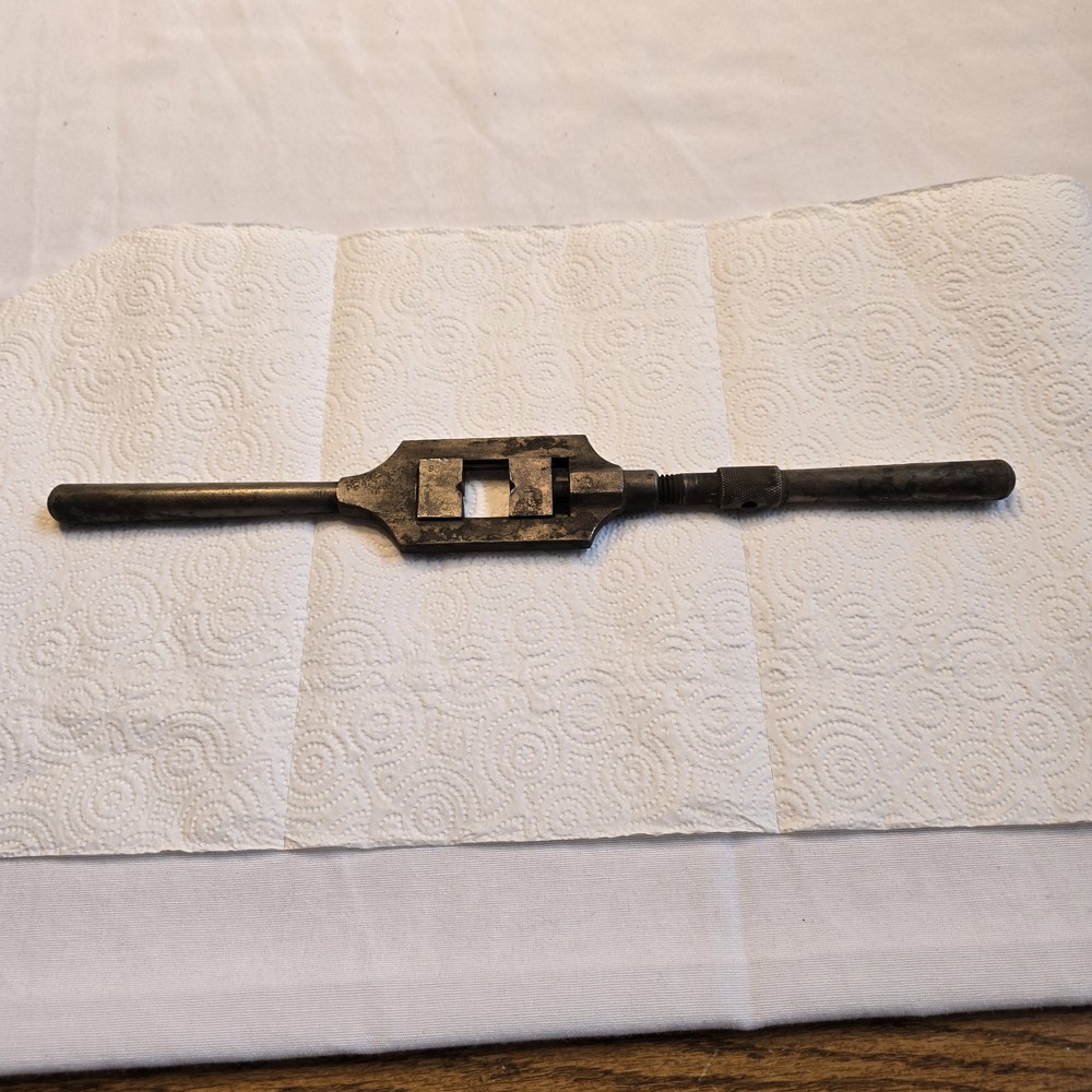Vintage No 3 Adjustable Die Stock Threading Die Wrench Holder Machinist Tool&hellip;