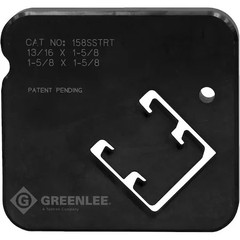 Greenlee 158Sstrt Single Strut Dies, 3/4&Prime; H, 1 5/8&Prime; L