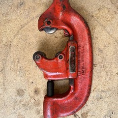 Used: Ridgid No. 3-S Pipe Cutter 1&Prime; to 3&Prime; Capacity Heavy Duty w/Handle USA