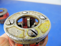 Ridgid 00-R Pipe Threader Die Head w/ 1/2&Prime; NPT Die,USED,Lot of 1