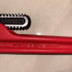 Proto&reg; Tools # 814HD Heavy-Duty Cast Iron floating jaw Pipe Wrench 14&Prime; USA Made