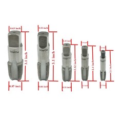 5 Piece NPT Thread Forming Taps, Pipe Taps Set, High-Speed 5 Piece, 5