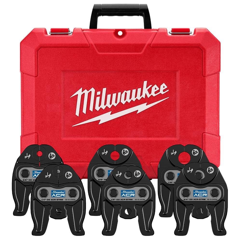 Milwaukee 49-16-2461M 1/4 &ndash; 7/8in Streamline ACR Press Jaw Kit M12