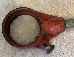 Ridgid 12-R Pipe Rachet Threader D-286 Cutter Die Head Vintage Tool