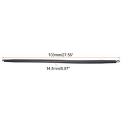 Spring Tube Bender Steel 700mm/27.56 Inch Long for 16mm 0.63 Inch PVC Pipe