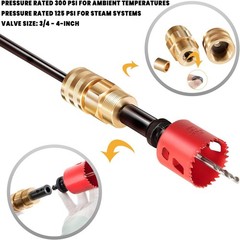 Replace for 08350 Mechanical Hot Tapping Machine Complete Kit for NPT 300 psi
