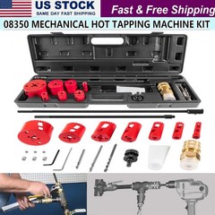 08350 DM3MECH Mechanical Hot Tapping Machine Complete Kit for NPT 300 psi