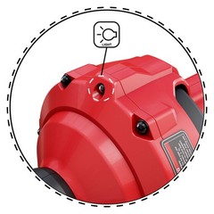POPULO 120V Auto Feed Drain Auger,23 FT Snake 19.6&Prime;&times;7.8&ldquo;&times;11.4&rdquo;, Red