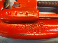 Vintage Ridgid No. 1 &ndash; 2 Heavy Duty 1/8&Prime; to 2&Prime; Inch No. 2 Pipe Cutter Nice!!