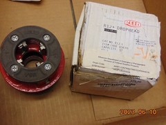 Reed Mfg &ndash; 05630 &ndash; DHR12 1NPT &ndash; 1&Prime; NPT R12+ Drophead &ndash; HSS High Speed Steel