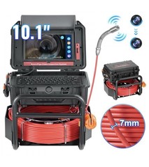 VEVOR Sewer Camera 165 ft/50m Self-Leveling Drain Camera with 10.1&Prime; Touchscreen