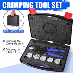 Crimping Tool Set 6PCS &ndash; Ratchet Wire Crimping Tool for Heat Shrink,Insulated&hellip;