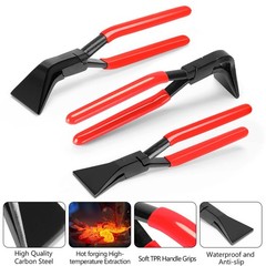 3-Piece Hand Seamers Sheet Metal Tools Set &ndash; Straight Jaw, 45&deg;, and 90&deg; Metal&hellip;