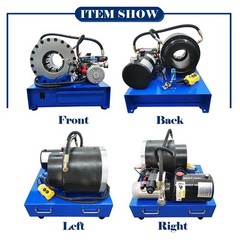 12V 1/4-2&Prime; Car Portable Electric Hydraulic Hose Crimping Machine with 10 Dies