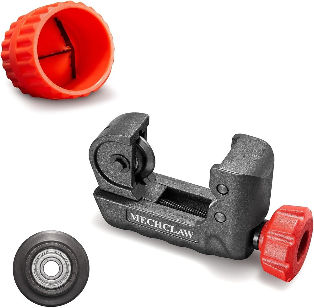 Mini Tubing Cutter Set, 3/16 to 1-1/8 Inch Copper Tube Cutter for Tight