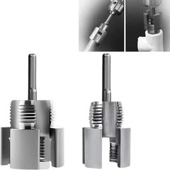 2pcs PVC Pipe Threader Kit Internal External Threading Set Plumbing Hand Tool