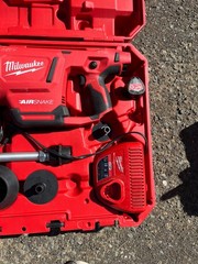 Milwaukee Air Snake with battery and charger