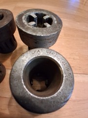 TOLEDO PIPE THREADER DIES (4 Pcs) 1/8 in &ndash; 1/4 in &ndash; 3/8 in &ndash; 1/2 in USA