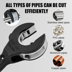 5/16&Prime;-1-1/8&Prime; (8-29mm) Ratcheting Pipe Cutter Kit, Includes 1 Ratchet Tubing C&hellip;