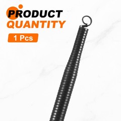 PVC Spring Tube Bender 13mm OD 1000mm Long PVC Bender Pipe Bender Black