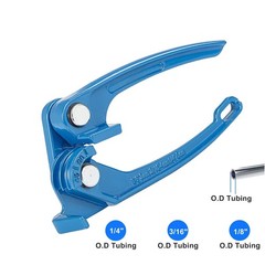 3-in-1 1/8 3/16 1/4&Prime; Tube Bender For Tubing Fuel Brake AC Refrigerant Line