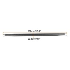 Spring Tube Bender Steel 380 mm/15.0 Inch Long 23.2 mm 0.91 Inch PVC Pipe