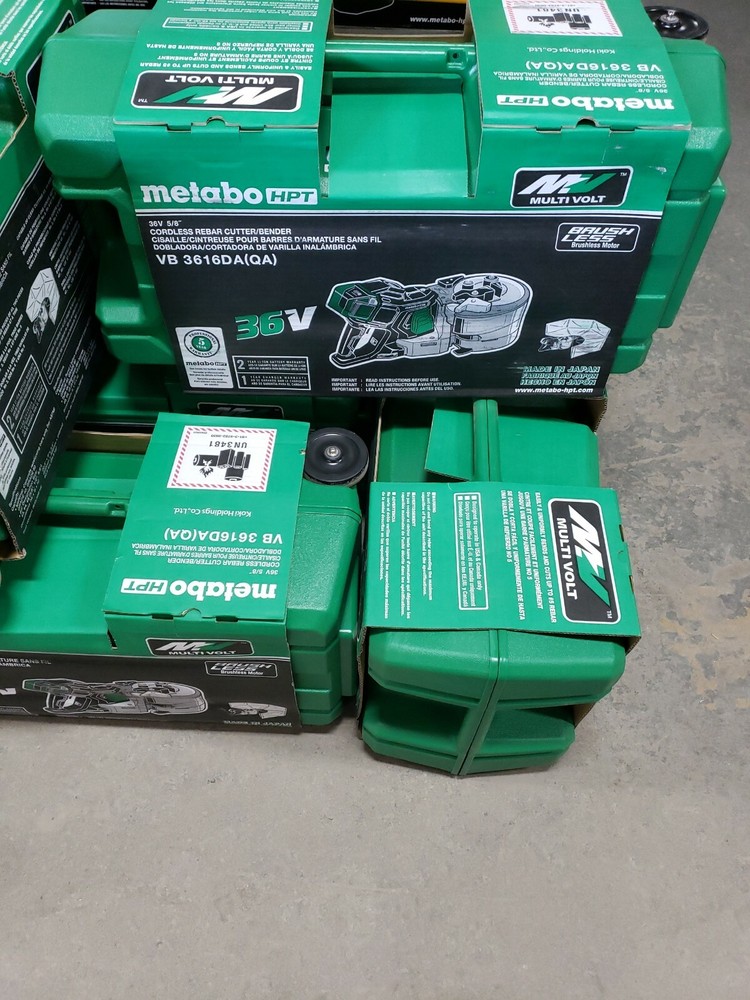 Metabo HPT VB3616DAM 36V Multivolt Portable Rebar Cutter/Bender New