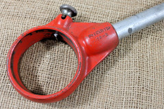 Ridgid 12-R Manual Ratchet Head Handle Pipe Threading Die Plumbing Tool USA EX