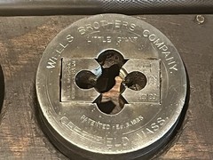Vintage Little Giant Wells Bros. Taps and Dies with Box GREENFIELD MASS USA