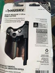 Husky Quick Release 2-1/8&Prime; Tubing Cutter #1000 002 732 Cuts 5/8 to 2-1/8&nbsp;