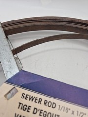 Moen Flat Sewer Rod with Holder 1/2 Dia. in. x 50 ft. # M7971