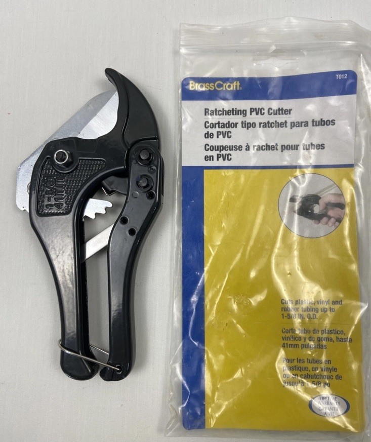 Brass Craft T012 / Ratcheting PVC Cutter / NEW!!!🇺🇸