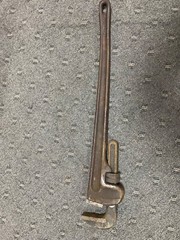 Vintage RIDGID U.S.A. The Ridge Tool Co 36&Prime; Straight Steel Pipe Wrench