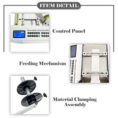 110V Plastic Tube Cutter Fully Auto PVC Heat Shrink Sleeve PE Hose Cutter