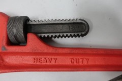 Forged Steel Heavy Duty Pipe Wrench 18in