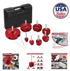 8pcs PVC Pipe Reamer Set Plastic Fitting for 1/2 Drills PPR75 PPR100 PPR125