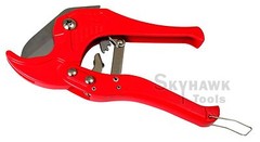 Ratcheting PVC Pipe Cutter up to 1-5/8&Prime; (42mm) Cuts PEX Pipe Tube Hose