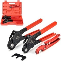 iCrimp Angle Head F1807 PEX Pipe Crimping Tool for Copper Rings &ndash; 1/2&3/4-inch T