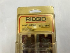 Ridgid 37980, 1-1/2&rdquo; NPSM, 12-R Alloy Pipe Dies. New Old Stock