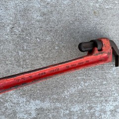 Vintage Hex Pipe Wrench By RIDGID, no.25, 25&Prime; Long &ndash; 1 to 2 &ndash; Ridge Tool Co USA
