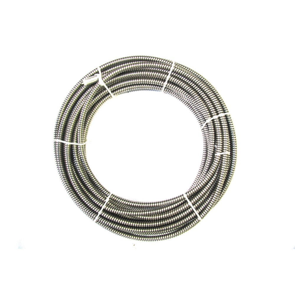 WESTWARD 20GZ34 Drain Cleaning Cable,5/8 in Dia,25 ft L 20GZ34