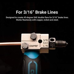 Double Flaring Tool 3/16 Inch 45 Degree SAE Brake Line Tubing Compact Portable