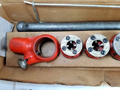 RIDGID 00-R 1/4&rdquo; to 1&rdquo; Drop Head pipe THREADERS w/Head, Handle, Hanger & Box