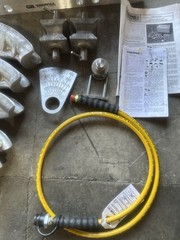 GB Enerpac STB Hydraulic One Shot Pipe Bender Set 1/2&Prime; to 2&Prime; Greenlee 915 Pump