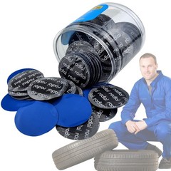 Flat Tire Repair Kit 80PCS 58MM，Car Tire Patch Kit Heavy Duty Bike Tire Patch&hellip;