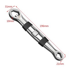 Pocket Wrench 23-IN-1 Adjustable Multi Functional E-Torx Double Flexible Type